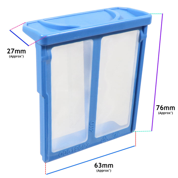 Water Tank Filter for Bosch fits Neff fits Siemens Tumble Dryers 00619697