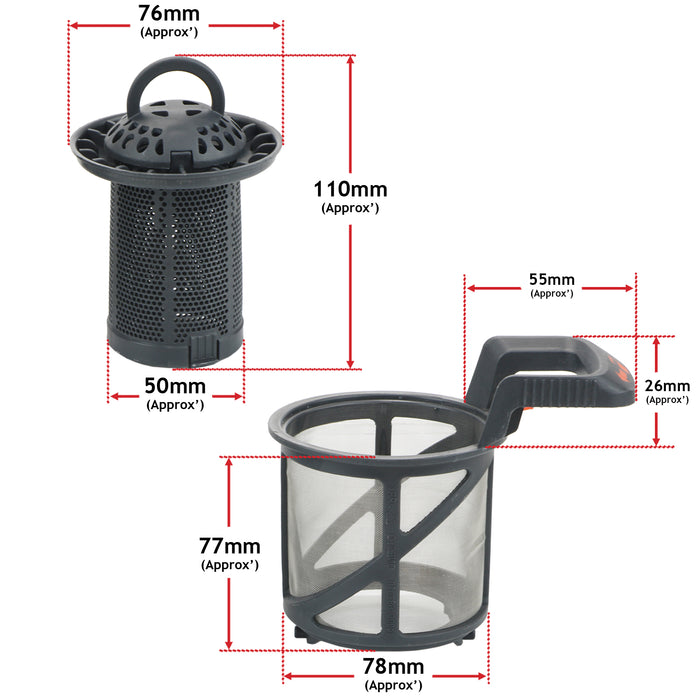 Dishwasher Central Drain Mesh Filter For AEG Fits Electrolux Fits Zanussi