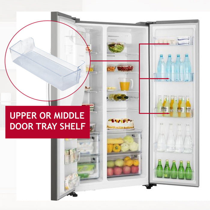 Kenwood Door Tray Shelf Rack Fridge Upper Middle KSBSDIT23 KSBSDIX23 1961361
