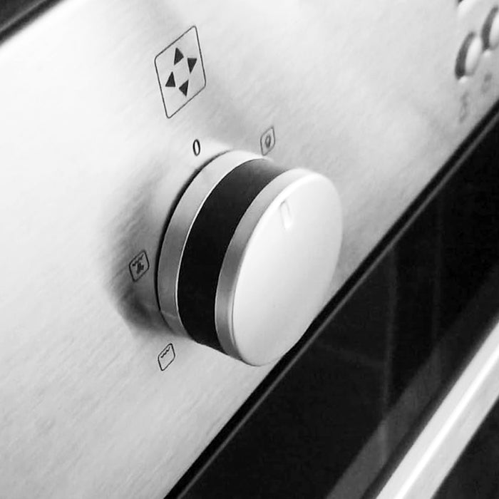 Control Knob Switch for Lamona LAM3200 LAM3207 LAM3300 LAM3404 LAM3404-1 Oven Cooker (Silver / Black)
