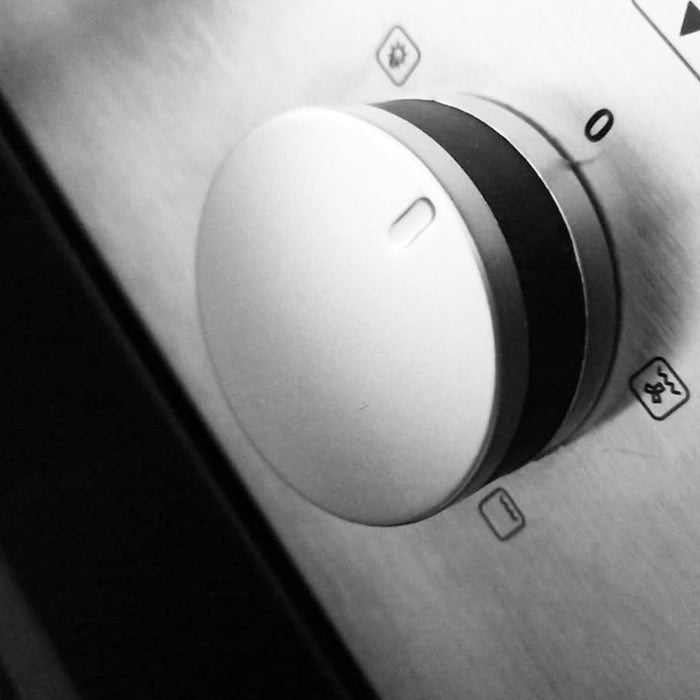 Control Knob Switch for Lamona LAM3200 LAM3207 LAM3300 LAM3404 LAM3404-1 Oven Cooker (Silver / Black)