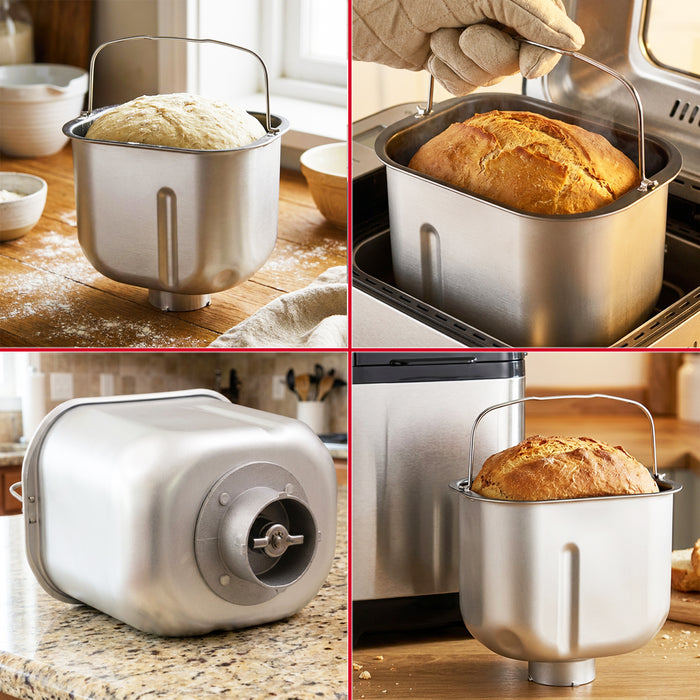 Bread Pan for Kenwood BM350 BM450 Breadmaker Twist & Lock Type 1 Baking Tin Bucket (KW712245)