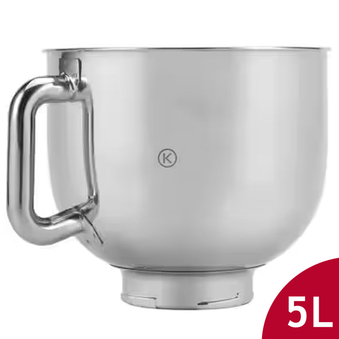 Genuine Kenwood kMix 5L Stainless Steel Bowl KXT750SS (4‑Lug) KMX750 KMX754 KMX760 KMX761