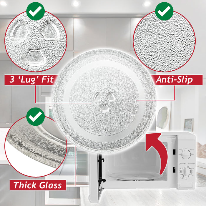 Microwave Plate for Sharp Turntable Glass 14" Y Type 36cm 360mm