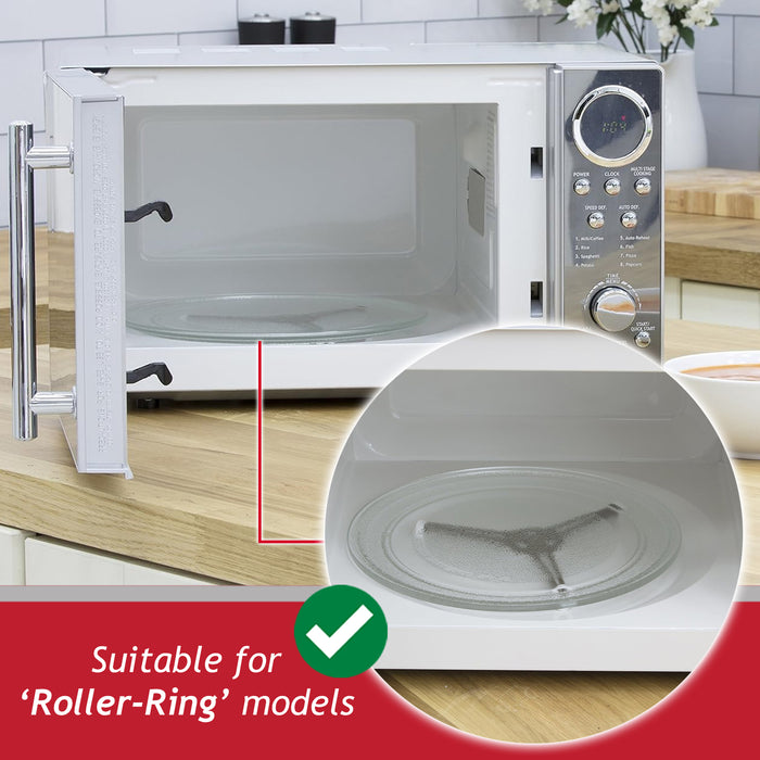 Universal Microwave Turntable Plate Smooth Flat Glass Dish Tray (11" / 28.4cm / 284mm)