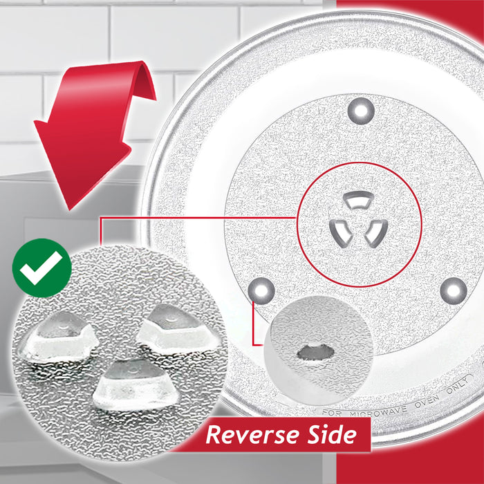 Microwave Turntable for Bosch 340mm 6 Lugs Glass Plate 0354974 354974 34cm