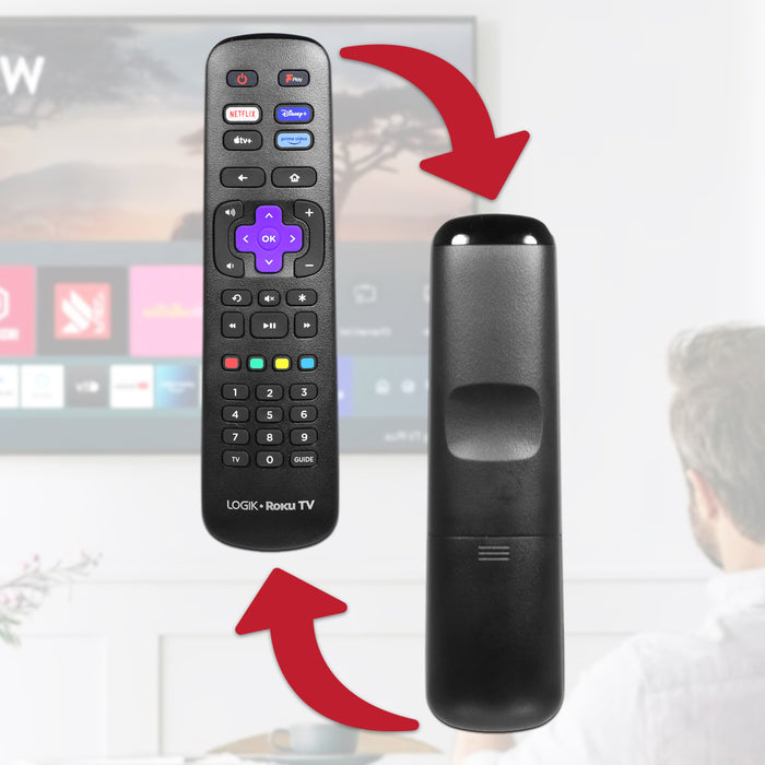 Logik Remote Control for Roku TV L32RHE23 L40RFE23 L43RUE23 L50RUE23 (504Q3260136)