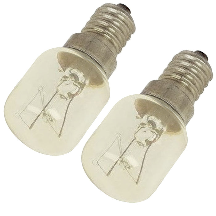 Pygmy Light Bulb Lamp for Ikea Oven Cooker Pack of 2 (15w, SES, E14)