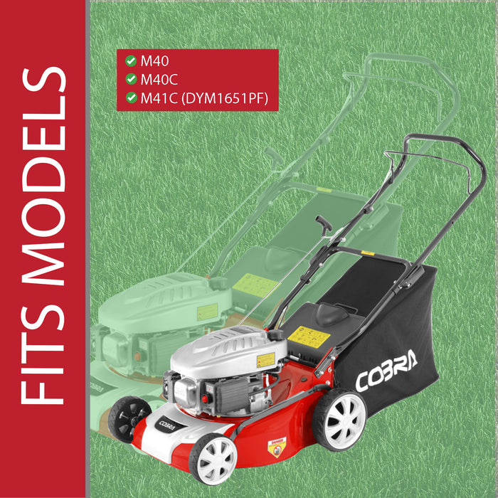 Blade for Cobra M40 M40C M41C DYM1651PF Lawnmower 40cm Metal Grass Cutter + Sharpener