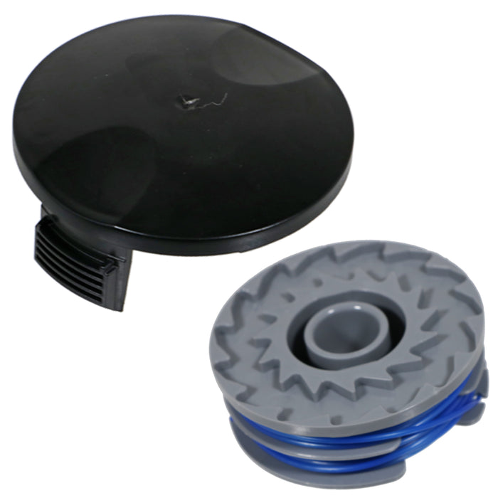 Strimmer Spool Line + Cap for RYOBI RLT4027 RLT4125 RLT5027 RLT5125 RLT5127