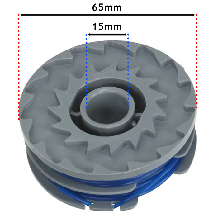Strimmer Spool Line + Cap for RYOBI RLT4027 RLT4125 RLT5027 RLT5125 RLT5127