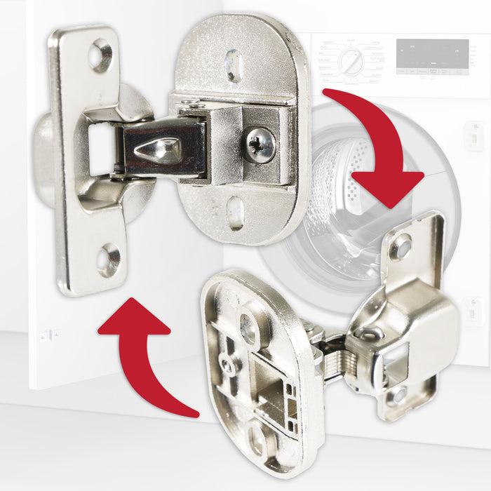 Integrated Door Hinge Magnetic Fixing Kit for Logik LI8W6D17 LI8W6D20 LIW714W15 LIW714W20 LIW814W15 LIW814W20 Washing Machine (20 Pieces)