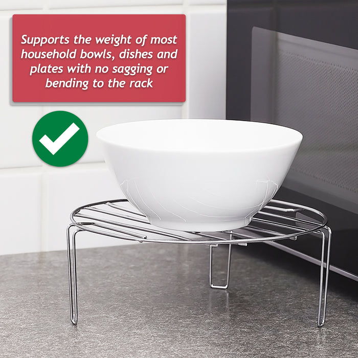 Grill Wire Rack Stainless Steel Turntable Stand for Panasonic NNJ NNK Series 17L 18L 19L 20L Microwave (210mm)