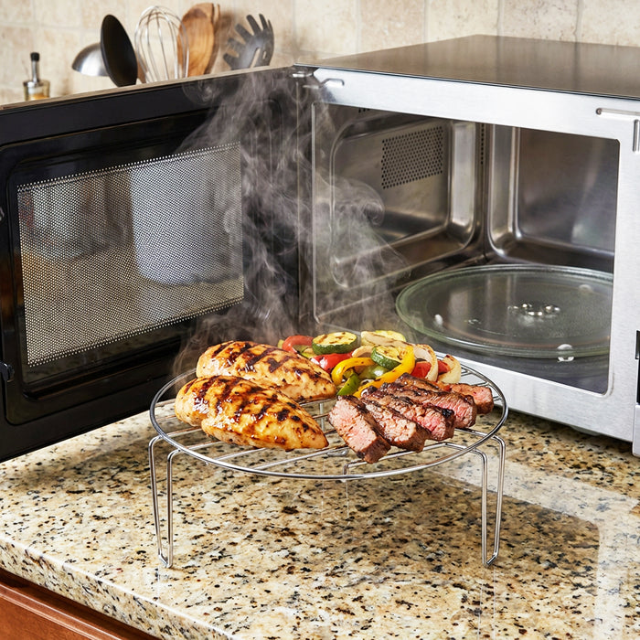 Grill Wire Rack Stainless Steel Turntable Stand for Breville VMW152 VMW181 17L 18L 19L 20L Microwave (210mm)