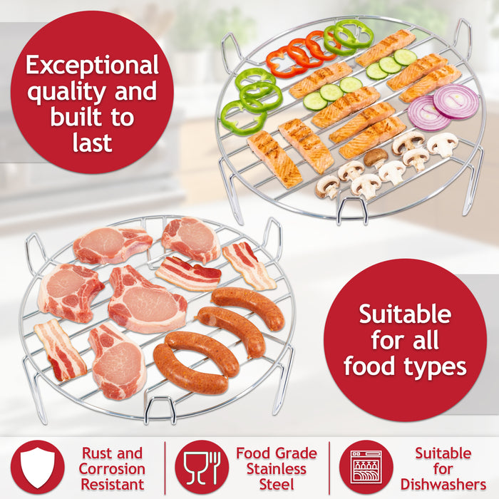 Grill Wire Rack for Panasonic 25L+ Microwave Stainless Steel Turntable Stand (261511705400, 12970000000321)