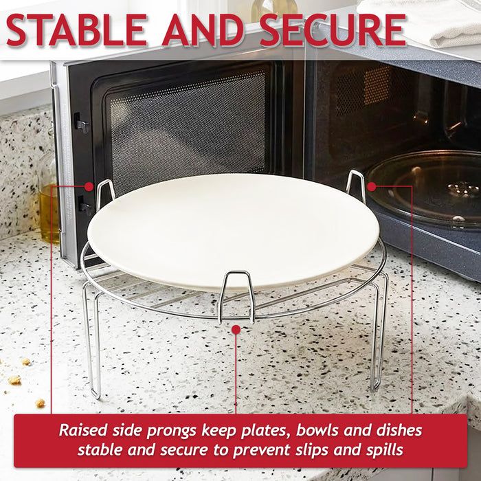 Grill Wire Rack for Panasonic 25L+ Microwave Stainless Steel Turntable Stand (261511705400, 12970000000321)