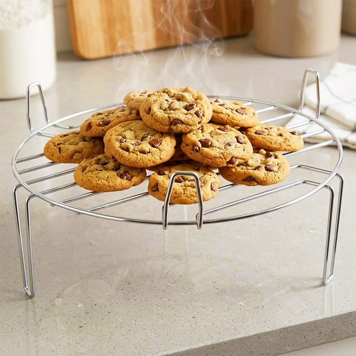 Universal Microwave Grill Wire Rack Stainless Steel Turntable Stand for 25L+ Models (261511705400, 12970000000321)