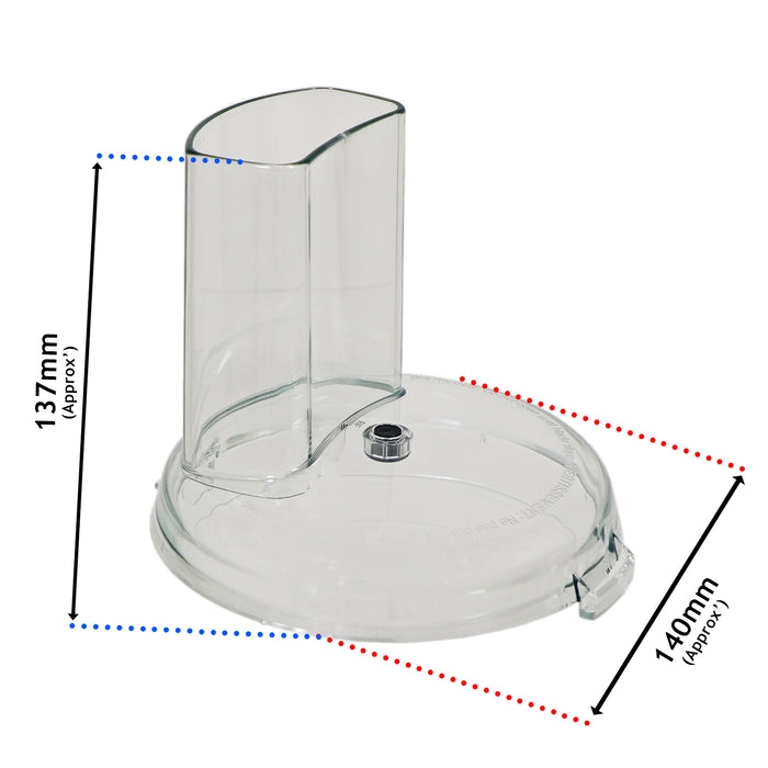 Magimix Lid Le Mini Plus Food Processor Clear Top Bowl Cover 17251