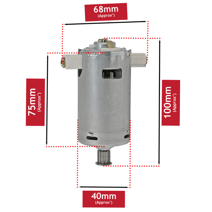 Brushroll Motor for Shark Lift-Away NV601 NV680 Cleaner Head 13 Cog D4275K