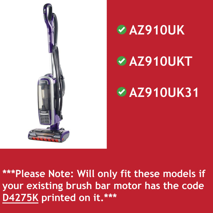 Brushroll Motor for Shark Lift-Away AZ910UK AZ910UKT Cleaner Head 13 Cog D4275K