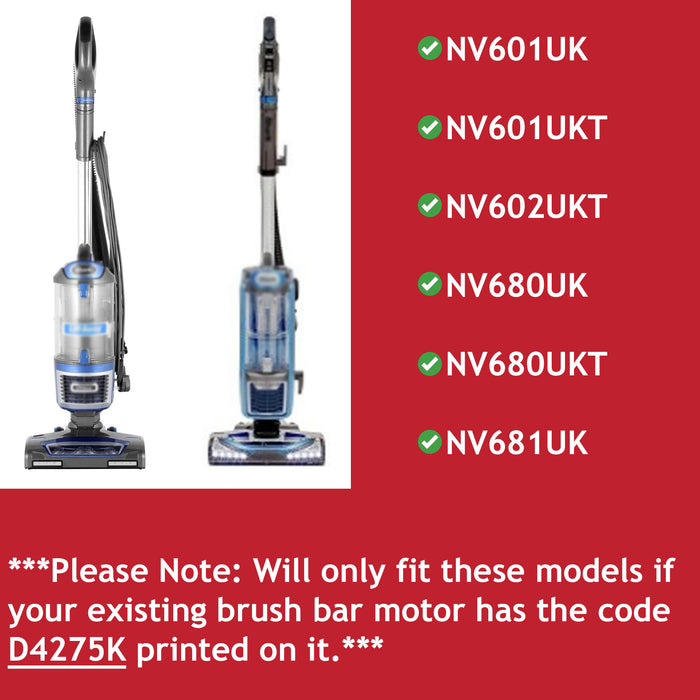 Brushroll Motor for Shark Lift-Away NV601 NV680 Cleaner Head 13 Cog D4275K