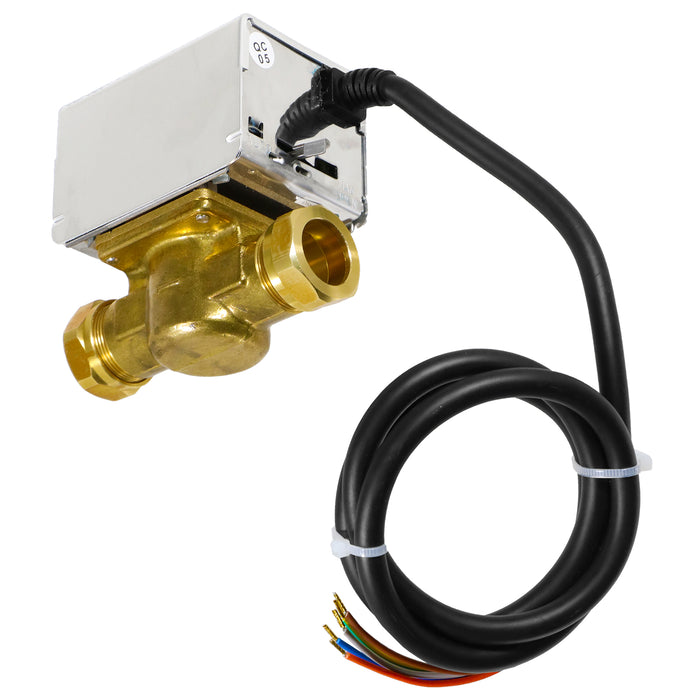 Optimum 22mm Zone Valve 2 Port Motorised 5 Wire Central Heating / Boiler System Control