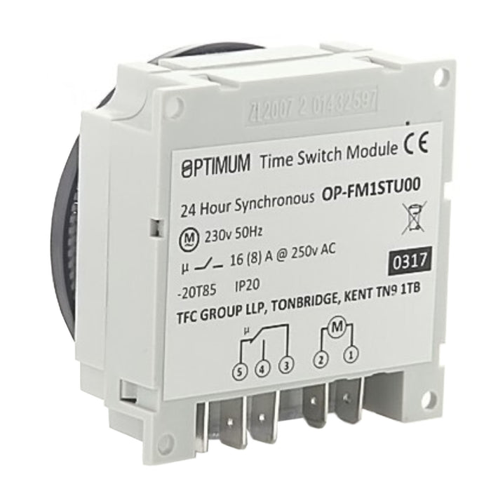 Optimum Synchronous Timer Module 24 Hour Time OP-FM1STU00