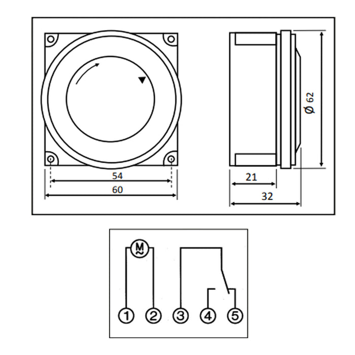 Optimum Synchronous Timer Module 24 Hour Time OP-FM1STU00