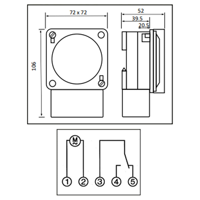 Optimum 24 Hour Time Switch Quartz 150 Hour Surface Panel Din-rail Mounting