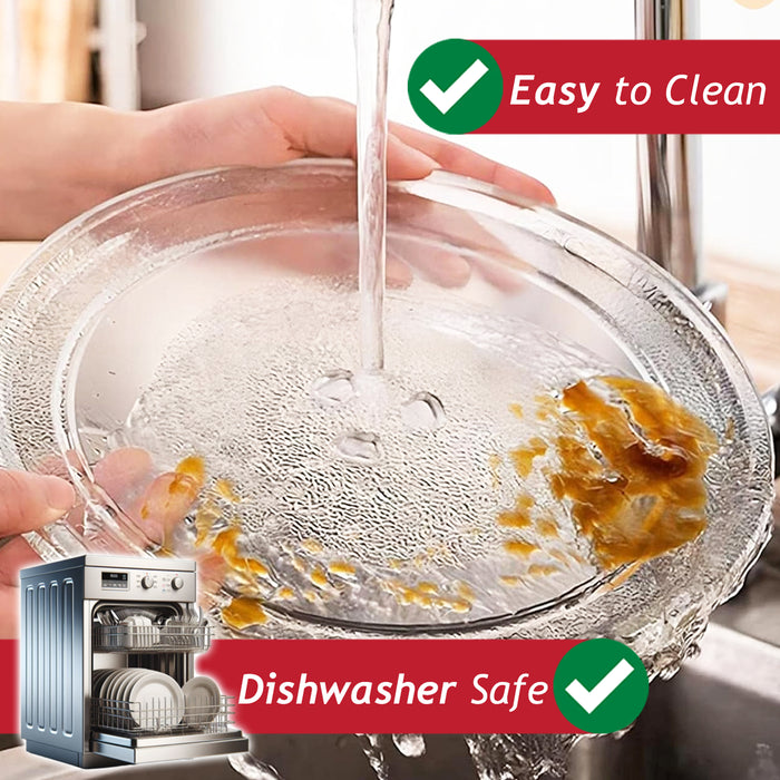 Glass Turntable Plate for SHARP R222STM R272SLM Microwave Oven (255mm)