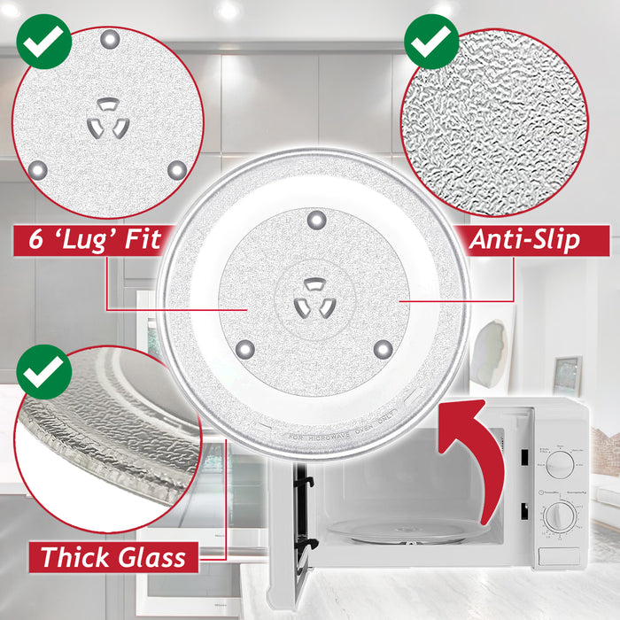 UNIVERSAL Glass Turntable Plate for Microwave Ovens (315mm)