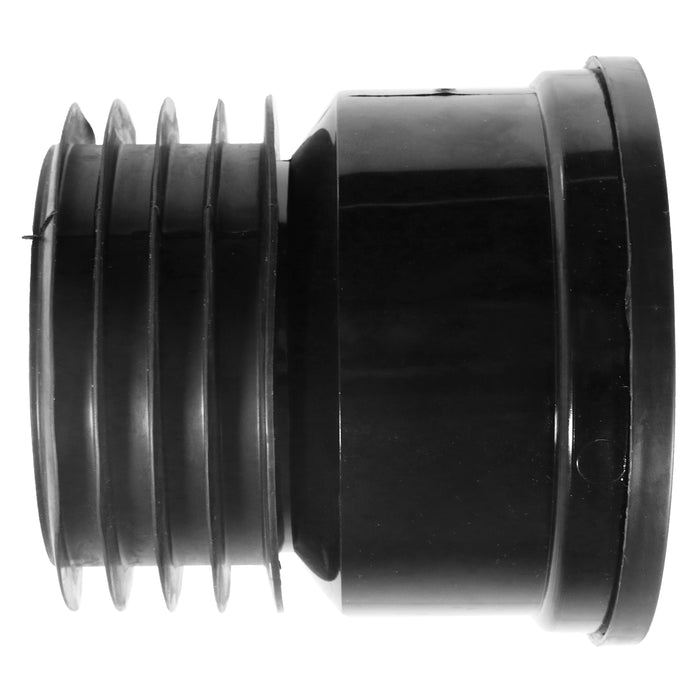110mm / 4" Soil Pipe to Clay / Cast Iron Push Fit Waste Drain PVC Connector Adaptor