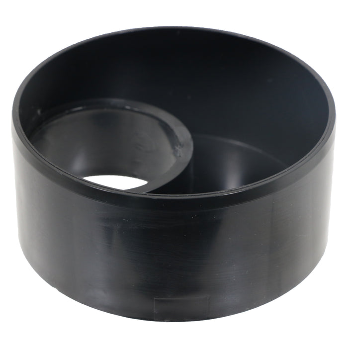 110mm to 56mm (50mm) Solvent Weld Soil System Waste Pipe Reducer Adaptor (Black)
