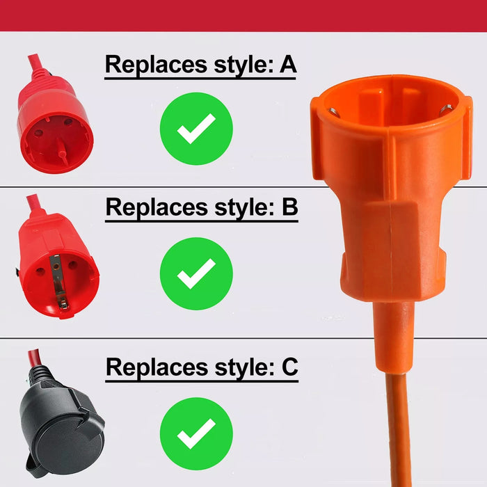 10M Mains Power Cable for Qualcast Lawnmower Trimmer Strimmer UK Plug 3 Pin