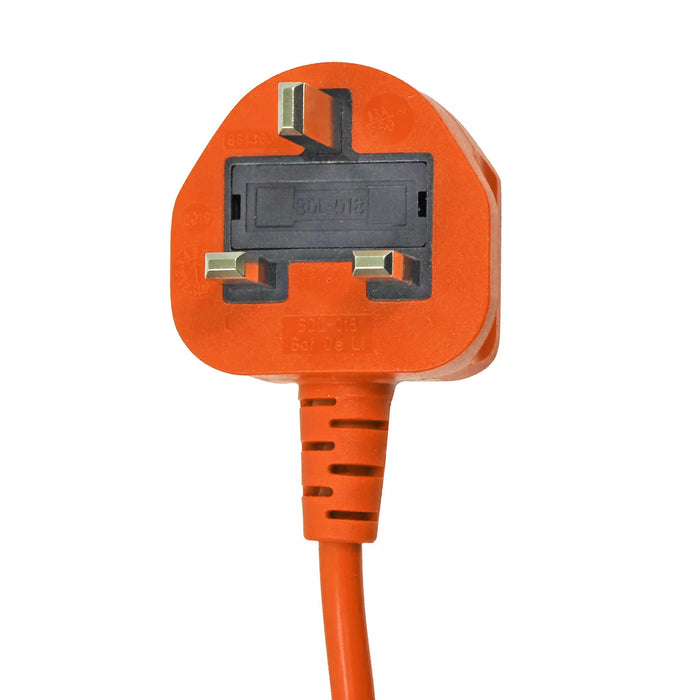 10M Mains Power Cable for Qualcast Lawnmower Trimmer Strimmer UK Plug 3 Pin
