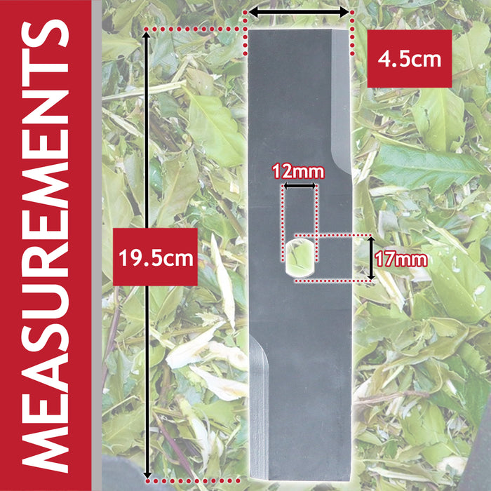 Metal Blade for Sovereign FD2402 2400W Garden Shredder (19.5cm, Pack of 2)