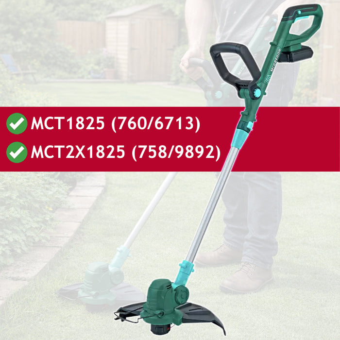 Line Spool & Cover for McGregor MCT1825 MCT2X1825 18v Strimmer Trimmer