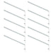 Gutter Top Rafter Bracket Universal Galvanised Steel Fascia Support Fixings (Pack of 10, 300mm)
