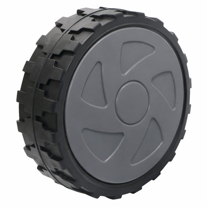 Universal 6.4" Lawnmower Wheel 163mm Tyre Reducer Bushes 48mm Wide