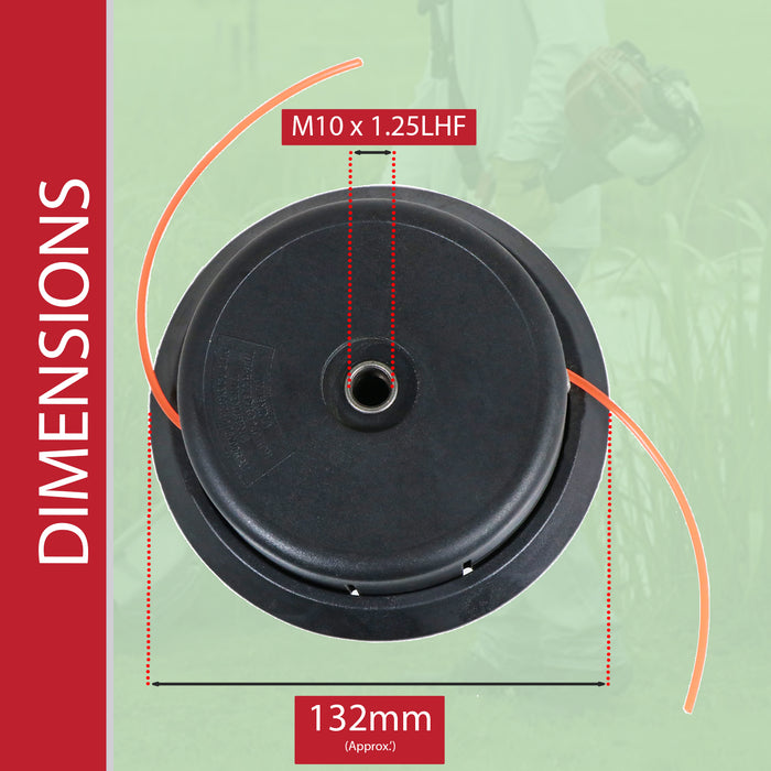 Trimmer Head for Honda Brushcutter UMR425 UMR431 UMK425 UMK431E UMK435E M10