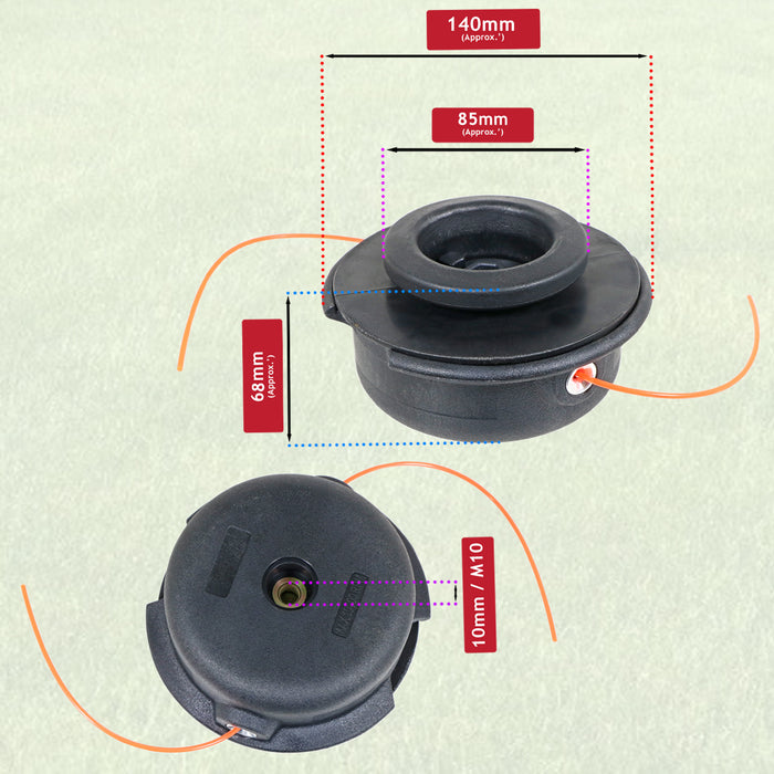 Trimmer Head Spool for Stihl FS74 FS80 FS85 FS87 FS90 FS91 Brushcutter 31-2 10mm