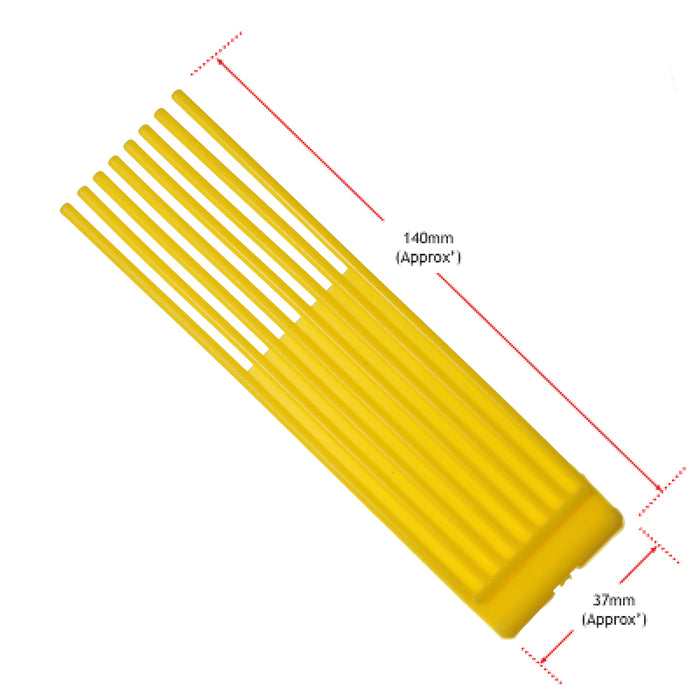SPARES2GO Power Sweeper Brushes for WESTWOOD COUNTAX Lawn Tractor Mower 5086 Bristles x 60