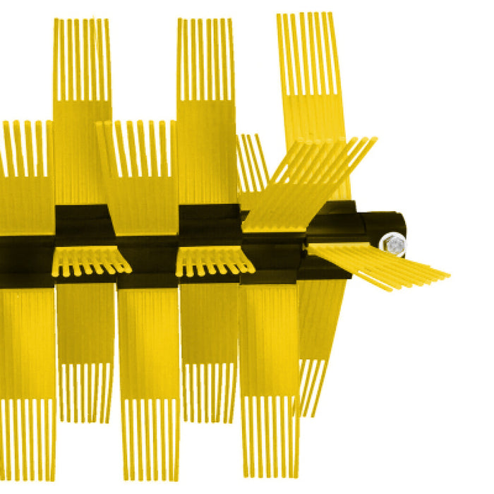SPARES2GO Power Sweeper Brushes for WESTWOOD COUNTAX Lawn Tractor Mower 5086 Bristles x 60