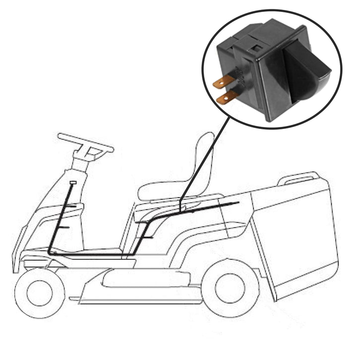 Rear Flap Micro Switch for Stiga Lawnmower Combi Estate Grand Tornado Master Pro Tornado