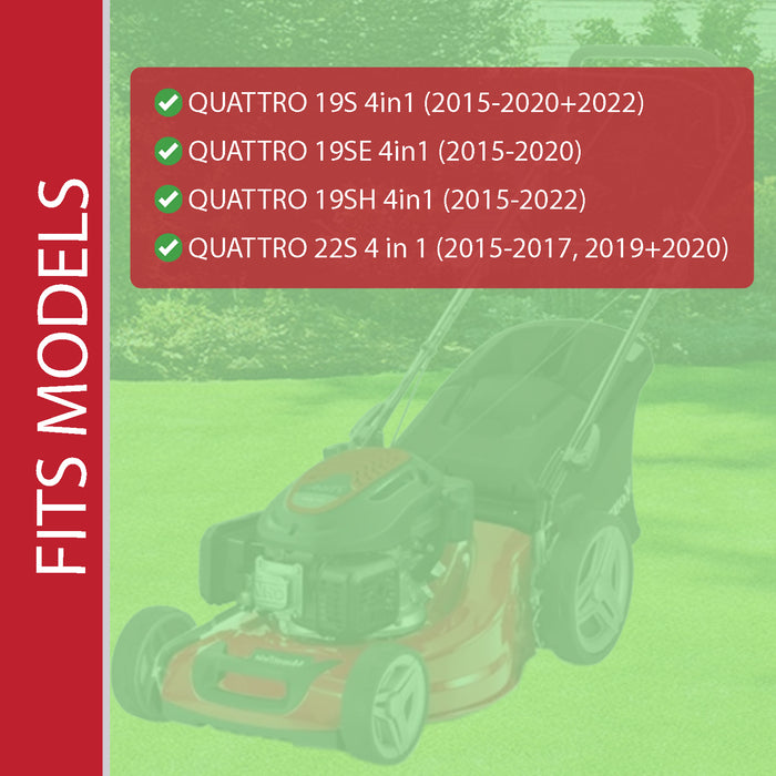 Clutch Cable Drive for ATCO Lawnmower Quattro 19S 19SE 19SH 22S 4in1 3810301040