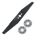 Blade for Flymo Easi Glide 300 Hover Micro Compact HC300 MC300 FLY004 Lawnmower (30cm) + Spacers
