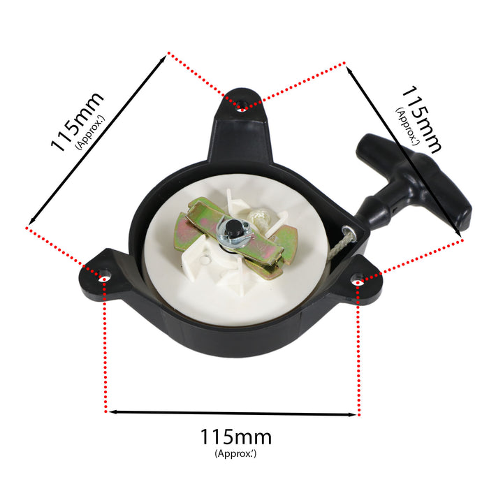 Recoil Starter 75cc 98cc Engine Lawnmower Start Pull Cord Universal Mower