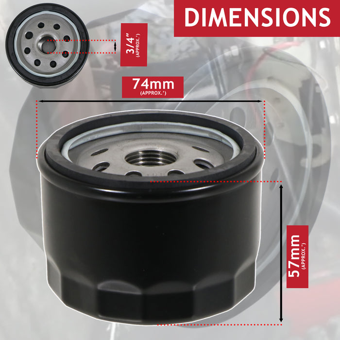Oil Filter for Husqvarna 531300938 531307043 531307389 Engine Lawnmower Tractor