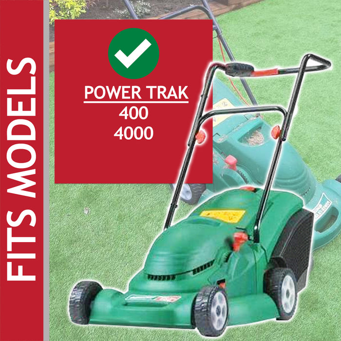 Metal Blade for Qualcast Power Trak 400 4000 Lawnmower (40cm, Pack of 2)
