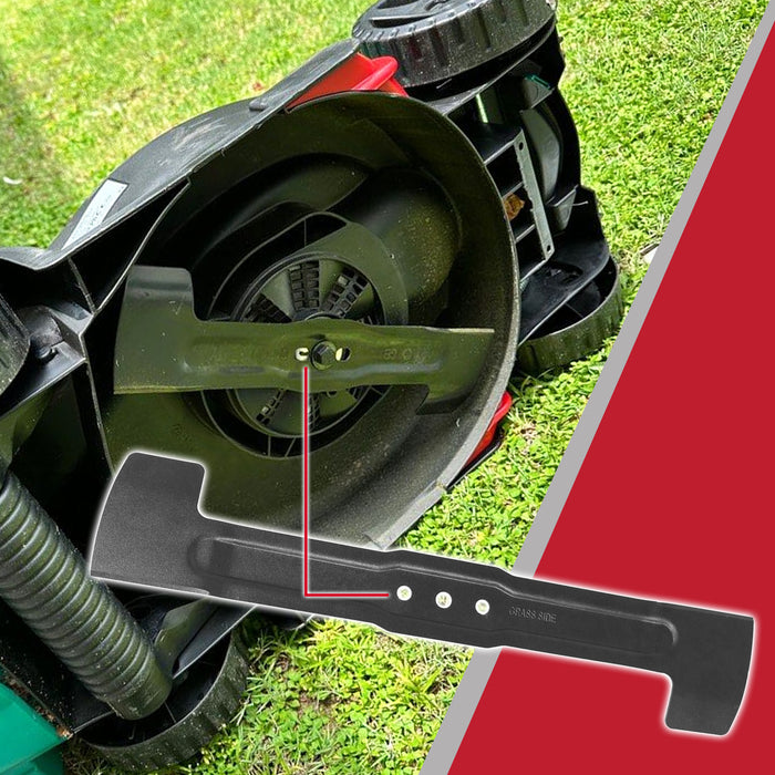 Metal Blade for Qualcast Power Trak 400 4000 Lawnmower (40cm, Pack of 2)